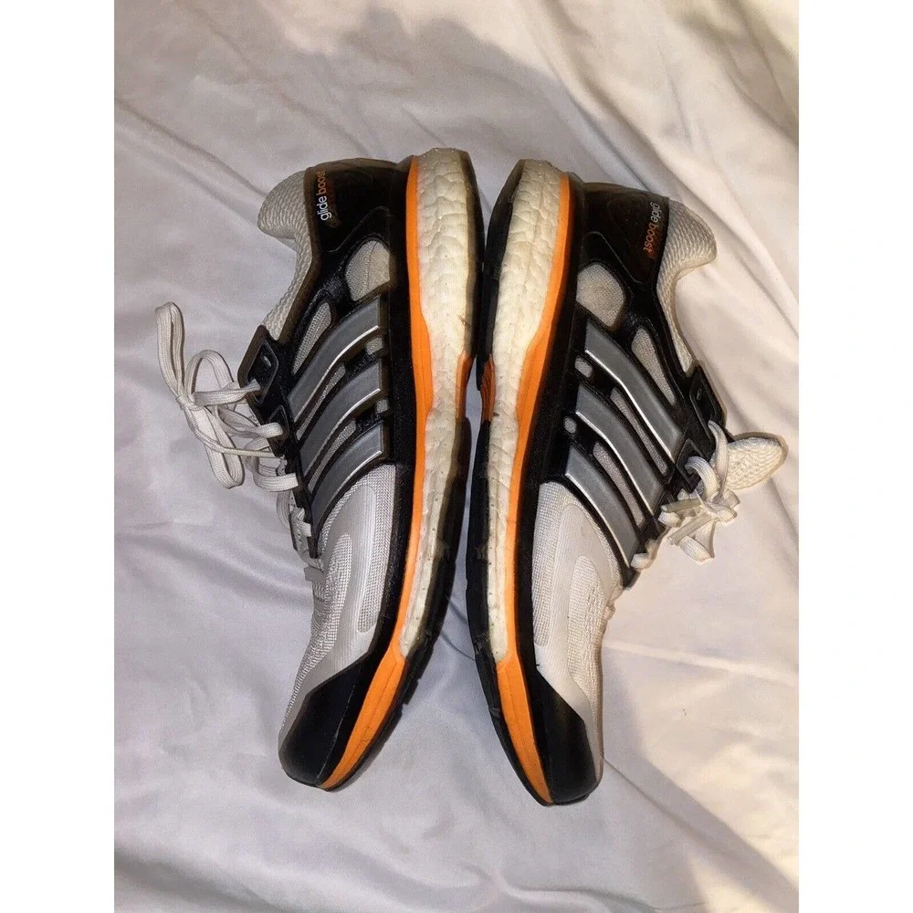 Adidas Supernova Glide 6 Boost Running White Shoes Sneakers‎ Mens Size 9 F32275